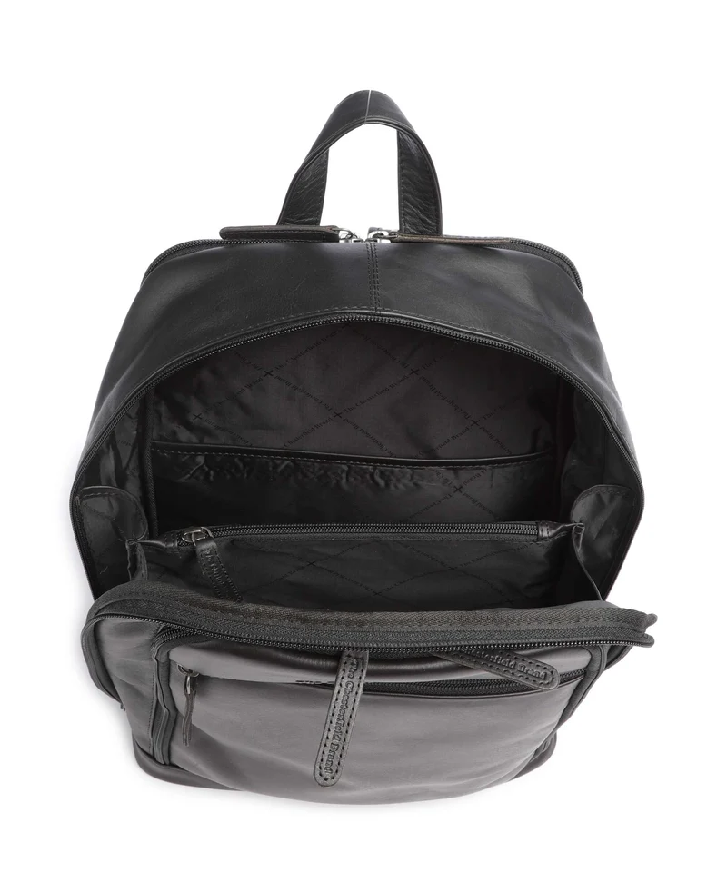 The Chesterfield Brand Wax Pull Up Cow Detroit Mochila black