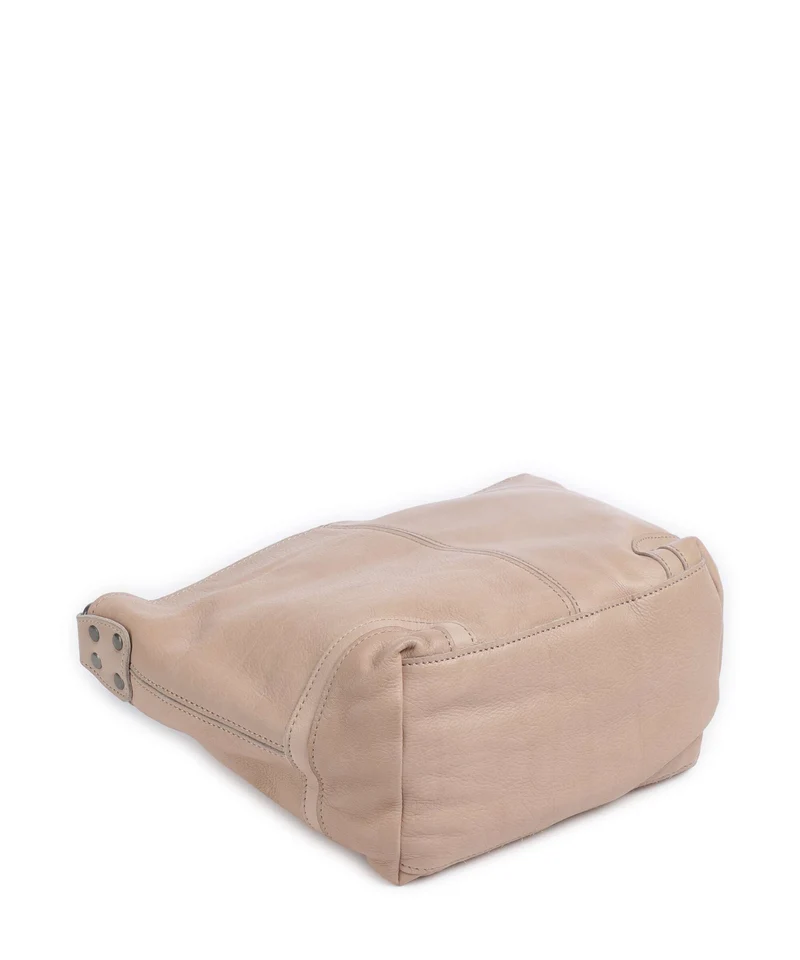 The Chesterfield Brand Washed Waxed Cow Lucy Bolso de hombro beige