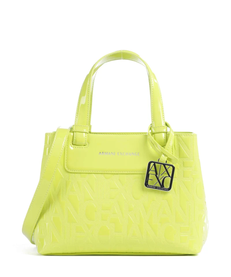 Armani Exchange Liz Patent S Bolso de mano crystal citrus