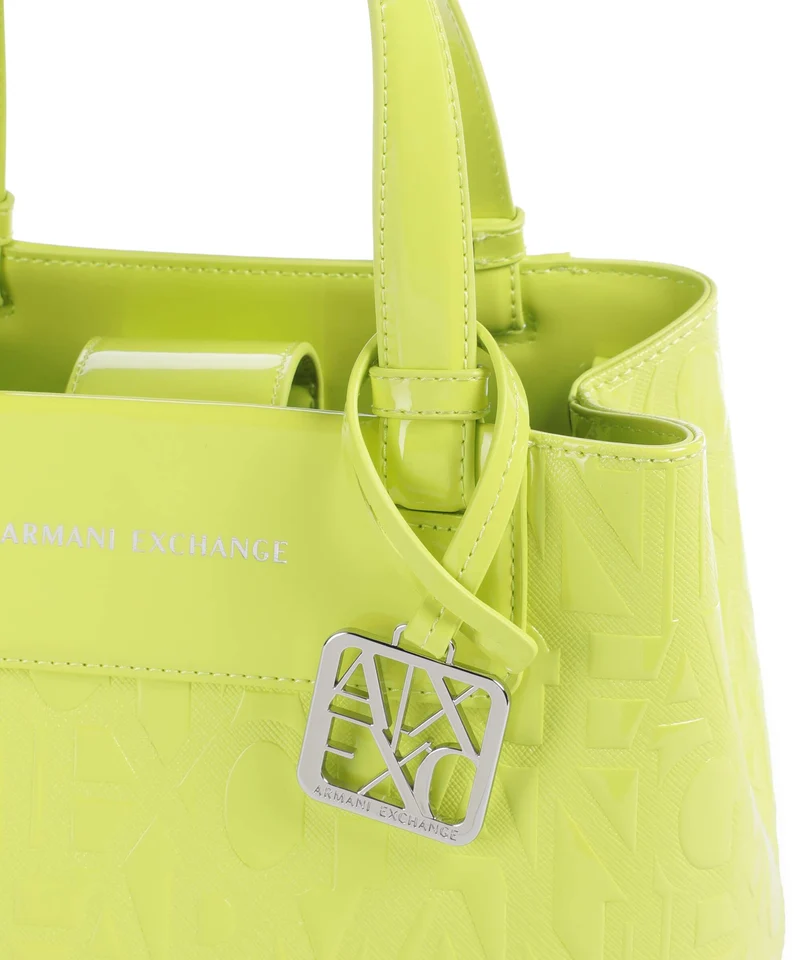 Armani Exchange Liz Patent S Bolso de mano crystal citrus