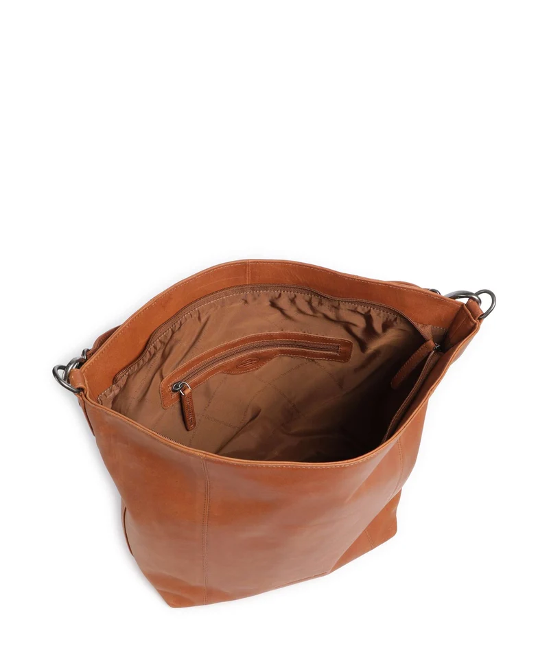 The Chesterfield Brand Wax Pull Up Cow Zira Bolso de hobo cognac