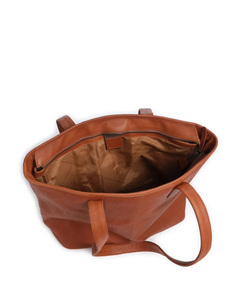 The Chesterfield Brand Wax Pull Up Cow Monza Bolsa shopping cognac