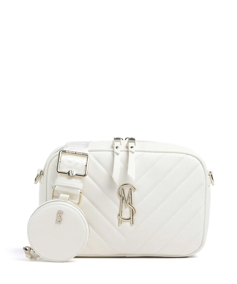 Steve Madden BZIRIA Bandolera white/gold