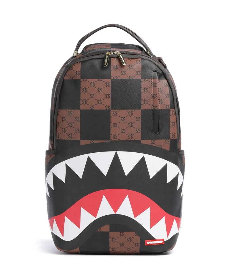 Sprayground Enlarged Check Paris Mochila brown