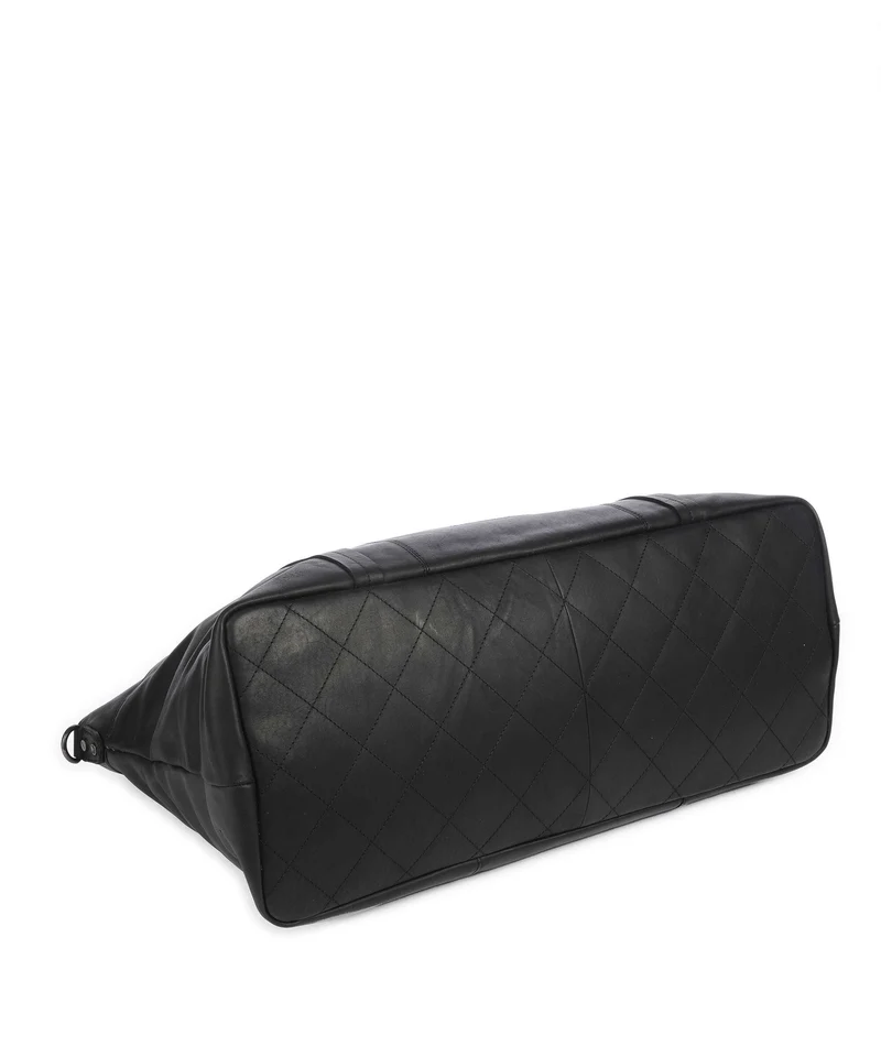 The Chesterfield Brand Wax Pull Up Cow Mark Bolsa de fin de semana black