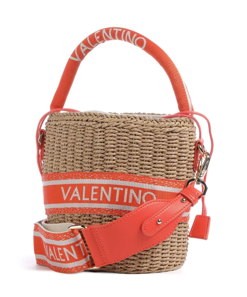 Valentino Bags Boho Bucket bolso de mano naturale/arancio