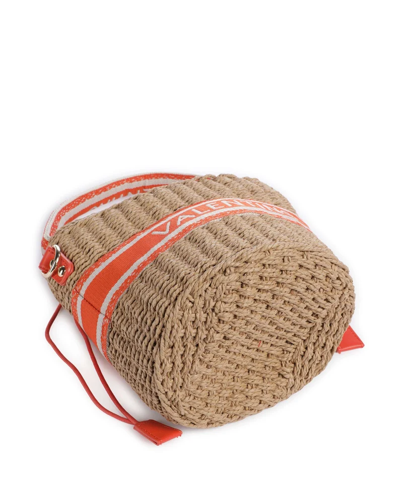 Valentino Bags Boho Bucket bolso de mano naturale/arancio