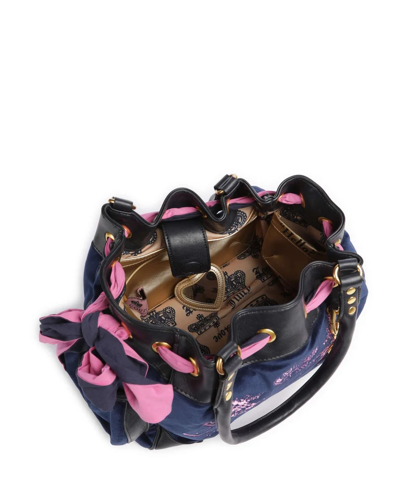 Juicy Couture Daydreamer Classic Crest L Bolsa shopping blue depths