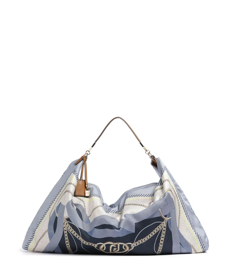 Liu Jo Foulard Bolso de hobo st metall/light denim