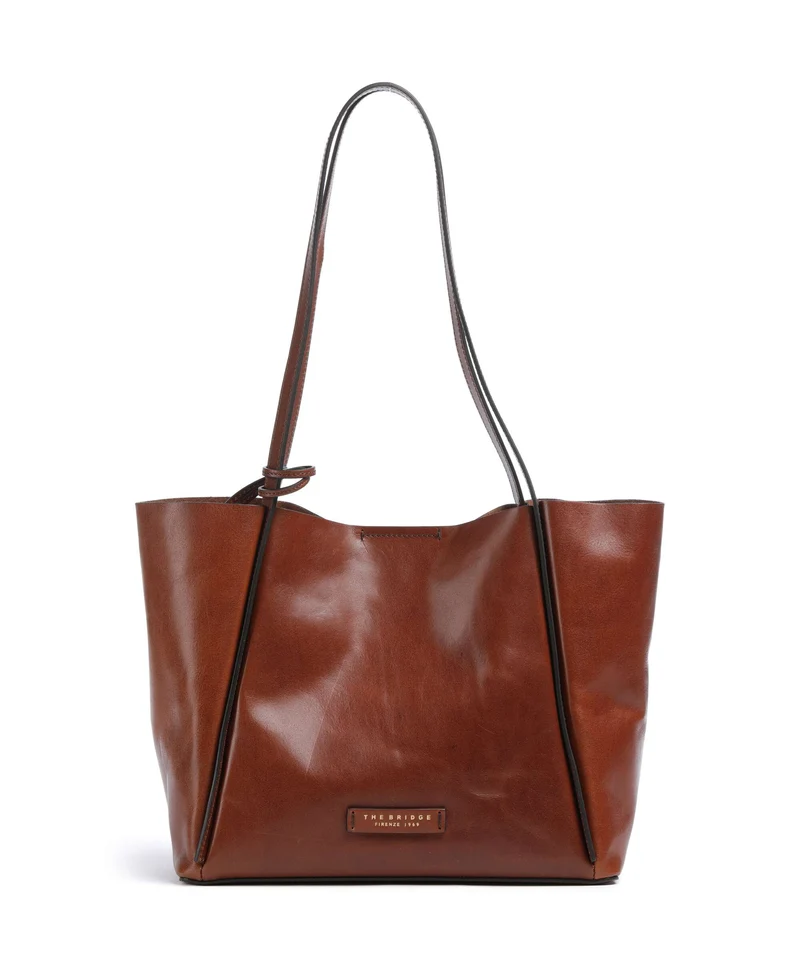 The Bridge Icons Bolsa shopping marrone