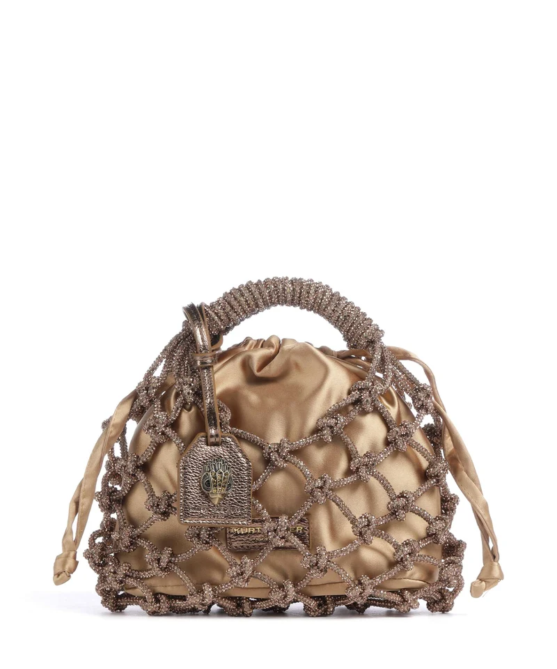 Kurt Geiger Macrame Small Bolso de mano bronze