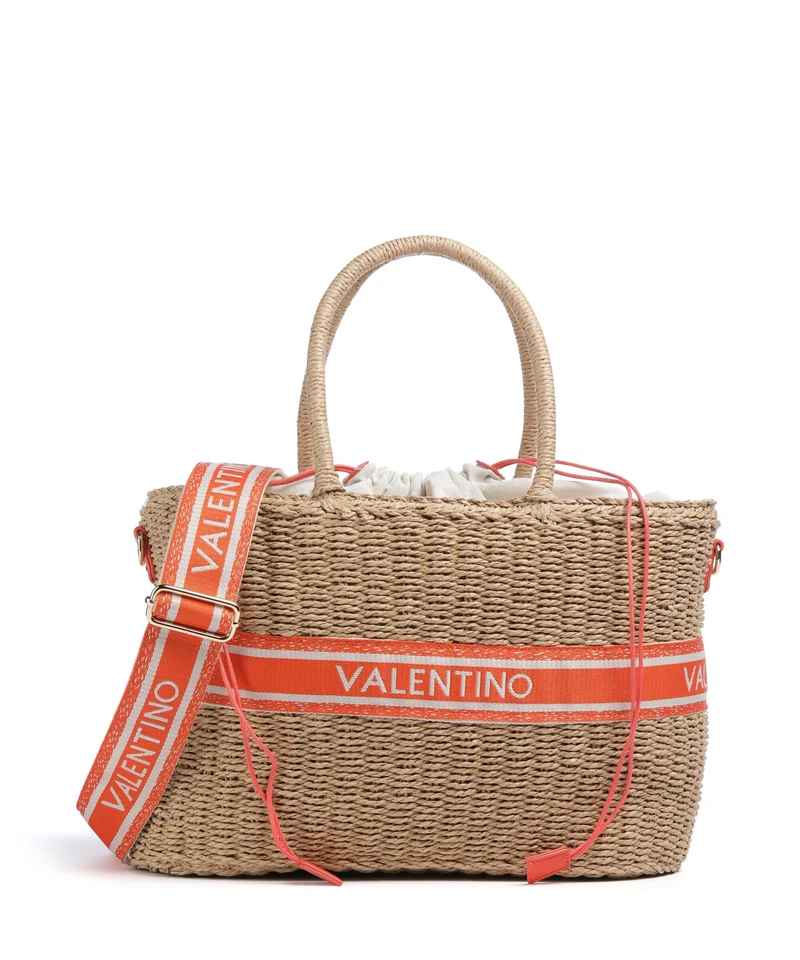 Valentino Bags Boho Bolsa shopping naturale/arancio