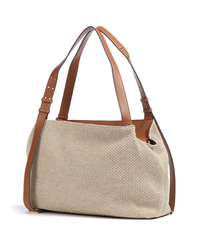 Armani Exchange Alice M Bolso de hobo natural/saline clay