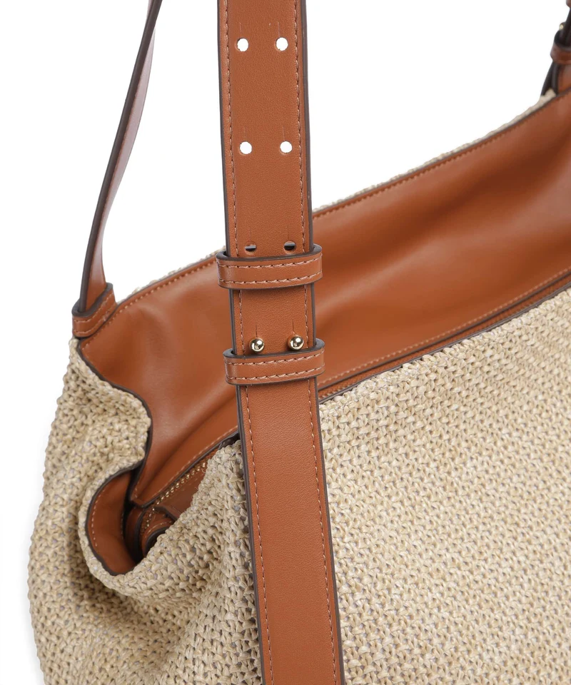 Armani Exchange Alice M Bolso de hobo natural/saline clay