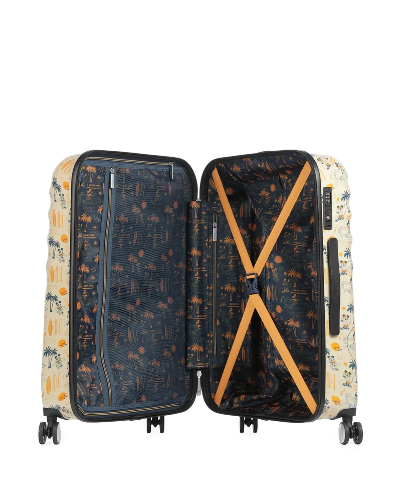 American Tourister Wavebreaker Disney Maleta con 4 ruedas mickey super surfer