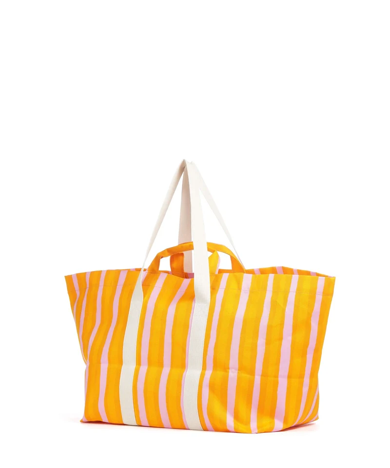 Marimekko Mono City XL Bolsa shopping orange/pink