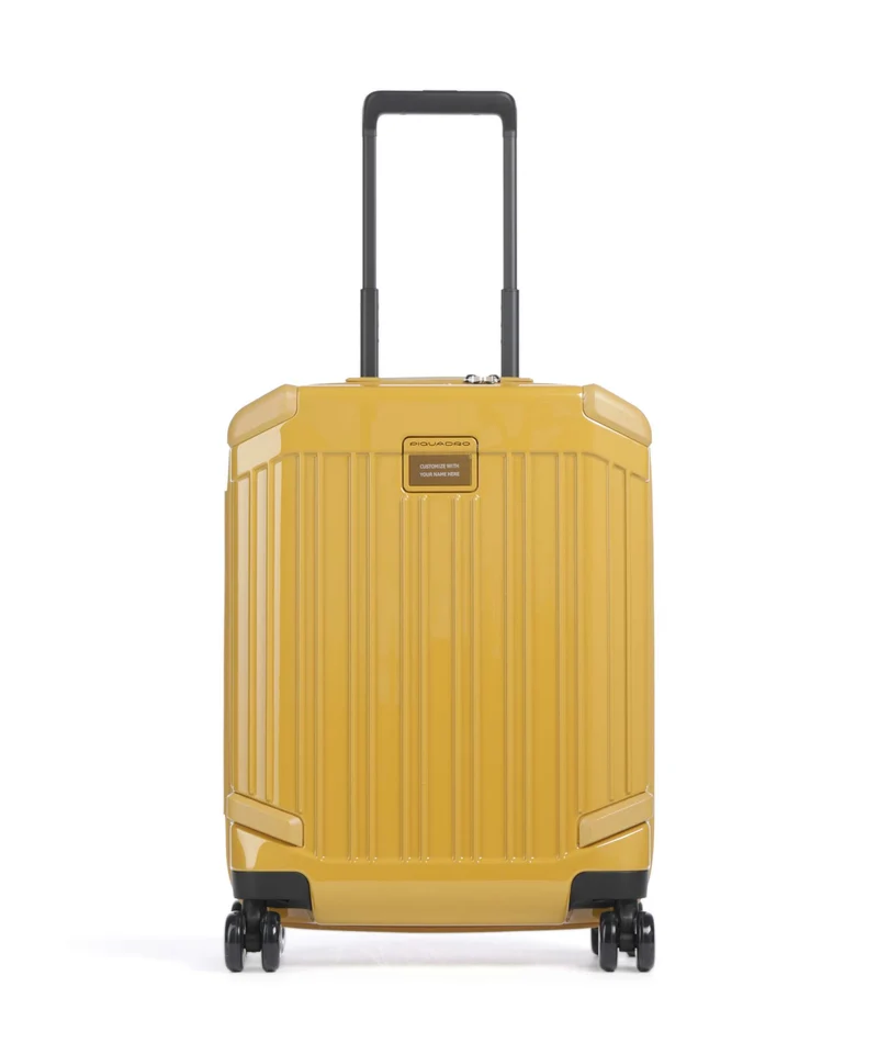 Piquadro POP Maleta con 4 ruedas mustard