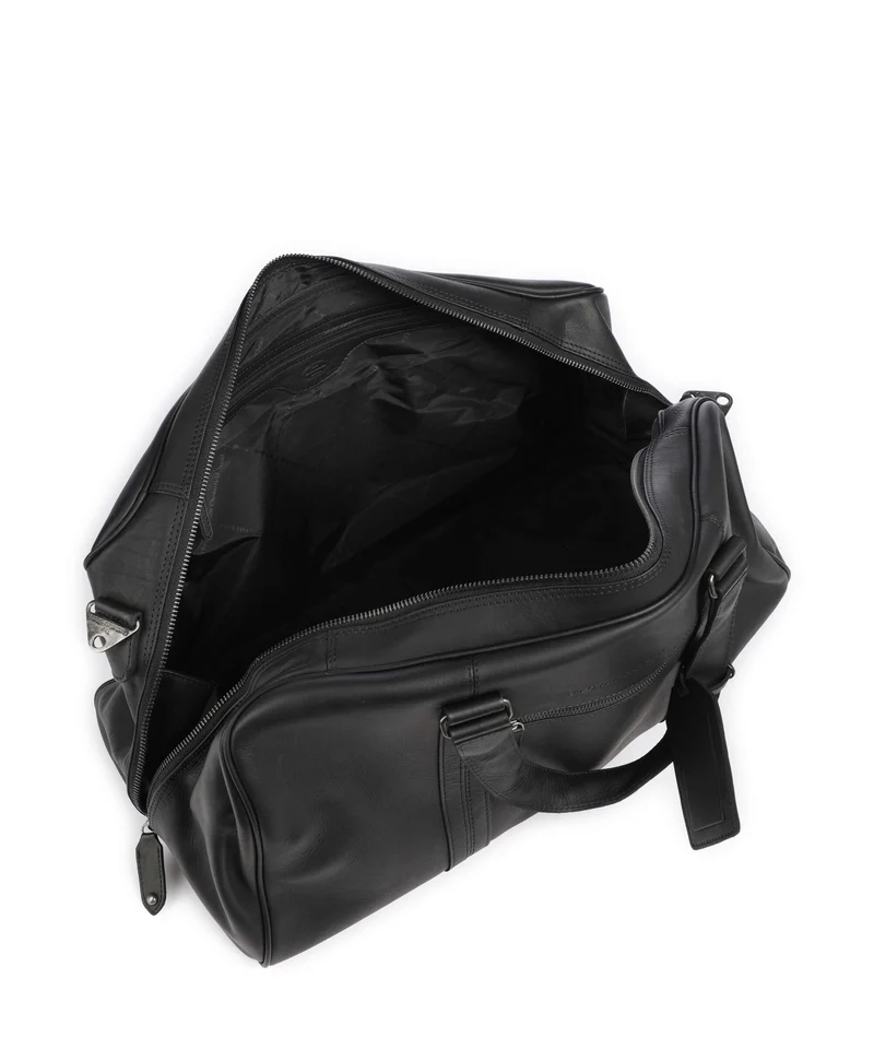The Chesterfield Brand Wax Pull Up Cow Rivaro Bolsa de fin de semana black