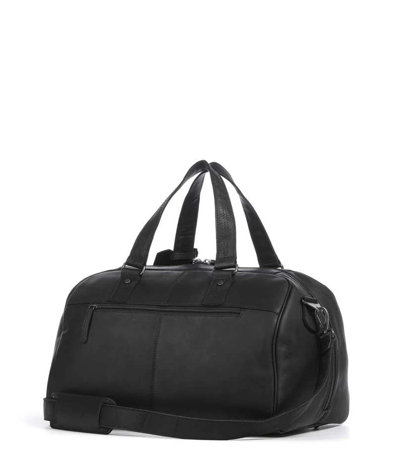The Chesterfield Brand Wax Pull Up Cow Volenza Bolsa de fin de semana black