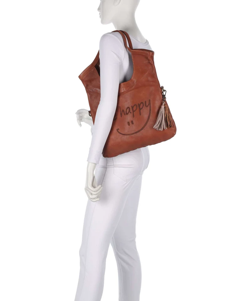 Taschendieb Wien Fröhlichgasse 2 Bolsa shopping cognac