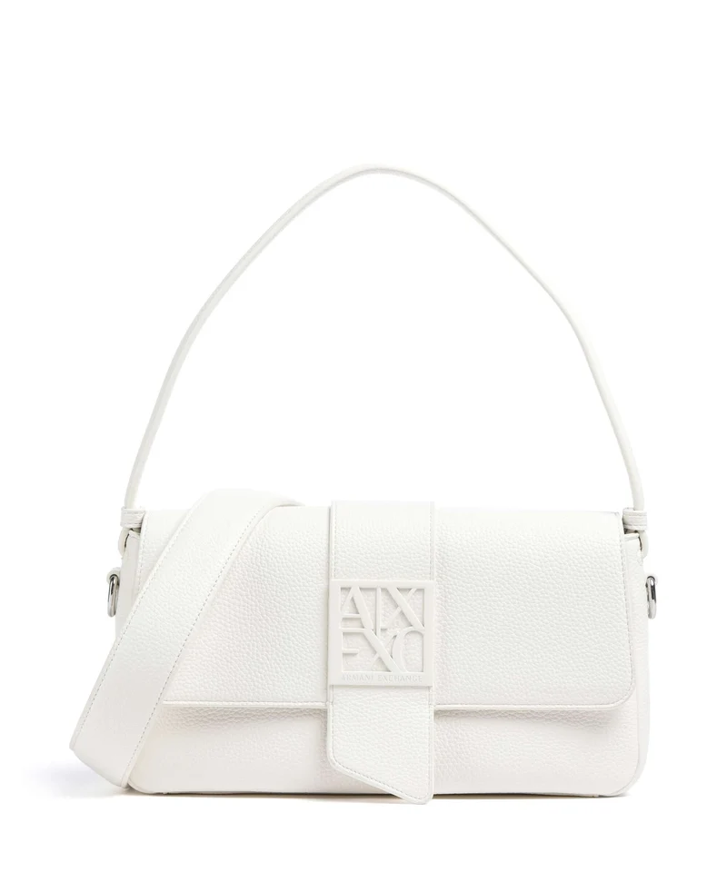 Armani Exchange Susy Soft Bolso de hombro off white