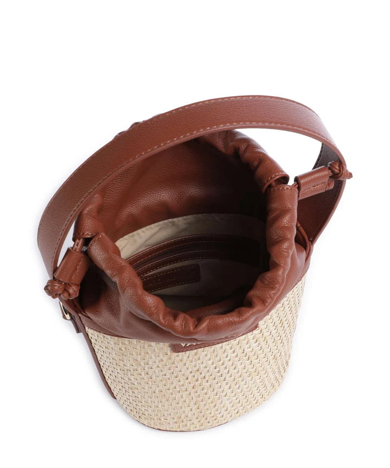 Valentino Bags Demetra Bucket bolso de mano naturale/cuoio