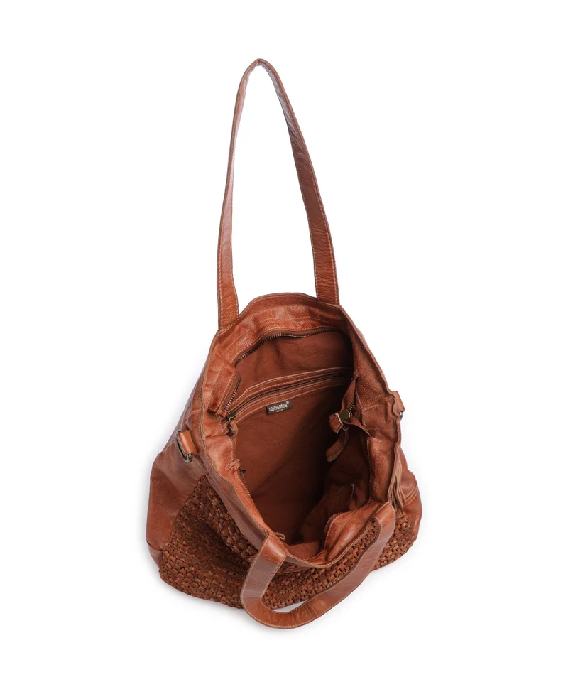 Taschendieb Wien Spinnerinweg 1 Bolsa shopping cognac