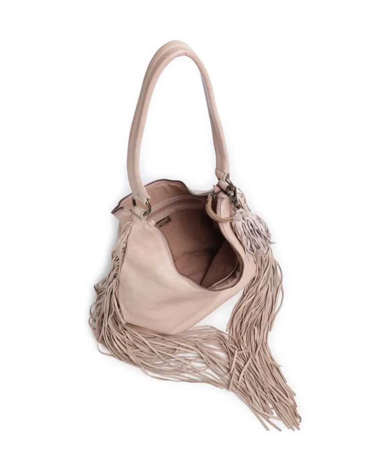 Taschendieb Wien Löwengasse 5x Bolso de hobo linen rose