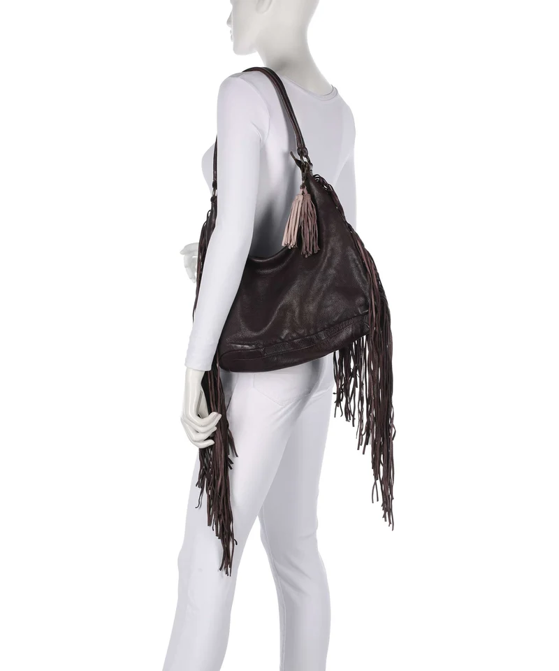 Taschendieb Wien Löwengasse 5x Bolso de hobo mokka
