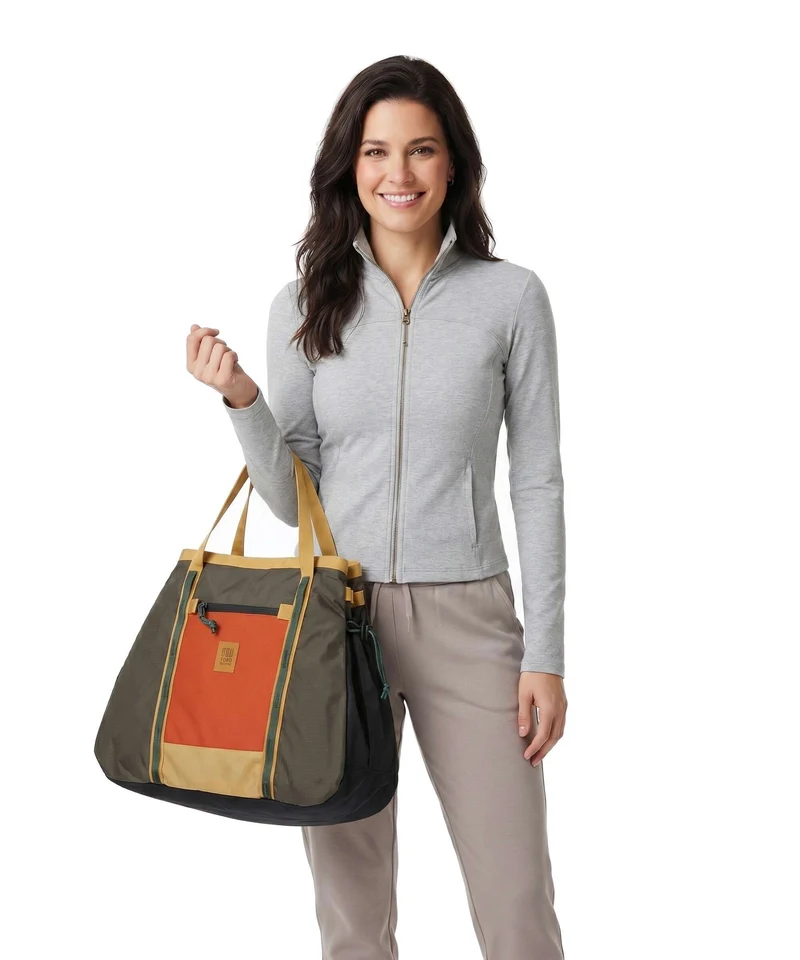 Topo Designs Mountain Gear Bolsa shopping woodland/terracotta