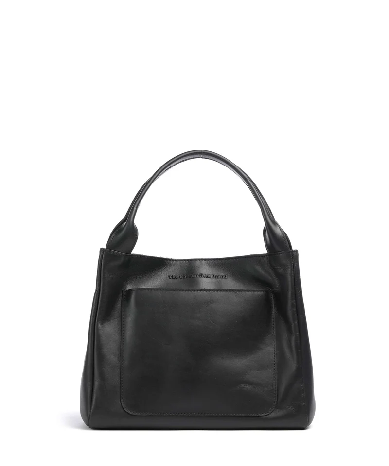 The Chesterfield Brand Wax Pull Up Cow Tenara Bolso de hombro black