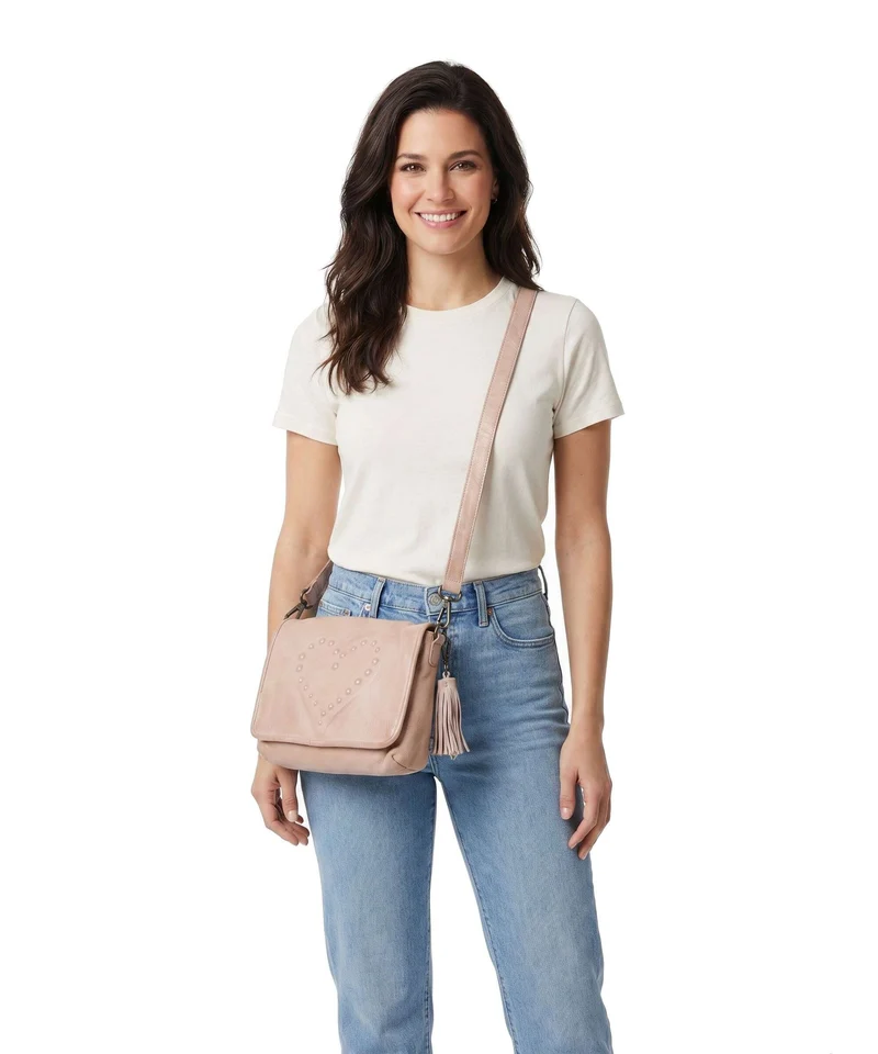 Taschendieb Wien Johnstrasse 3 Bandolera linen rose