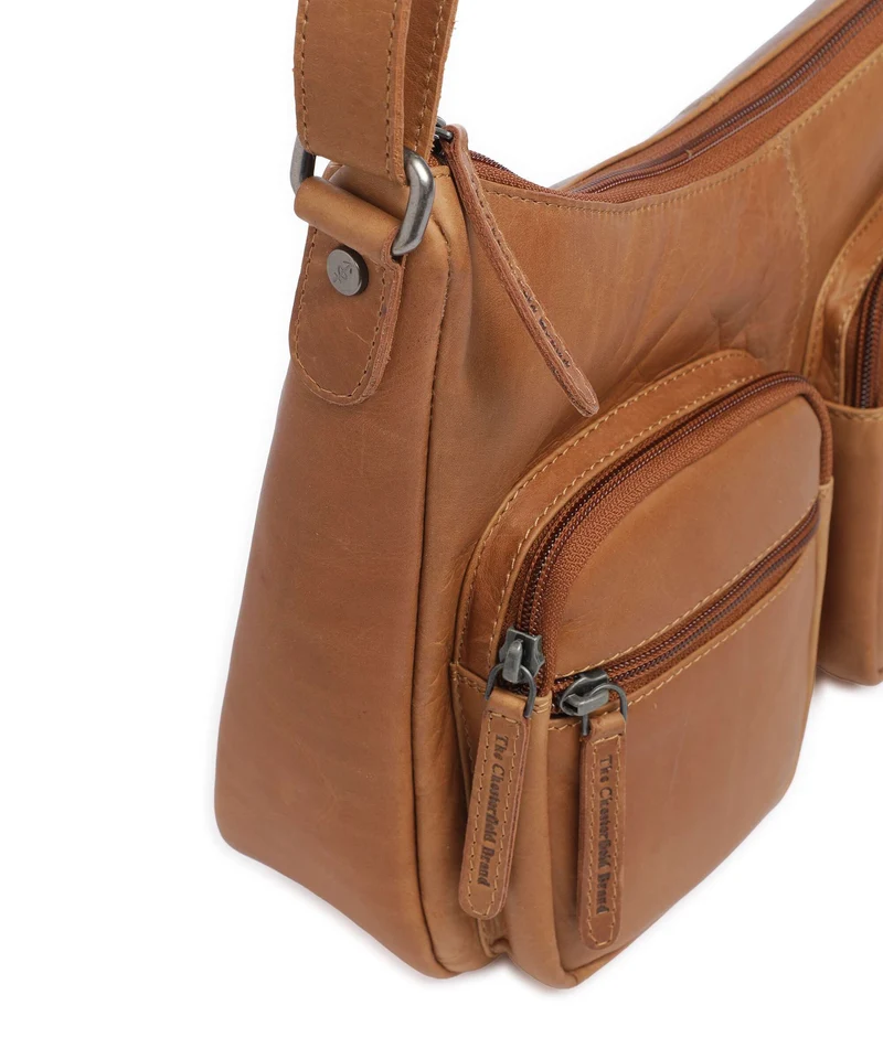 The Chesterfield Brand Wax Pull Up Cow Valenora Bolso de hombro cognac