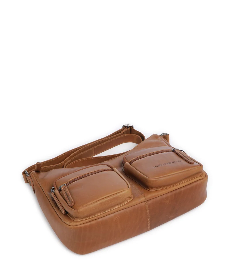 The Chesterfield Brand Wax Pull Up Cow Valenora Bolso de hombro cognac