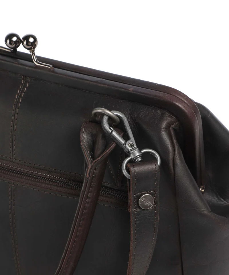 The Chesterfield Brand Wax Pull Up Cow Dorin Bolso de hombro brown