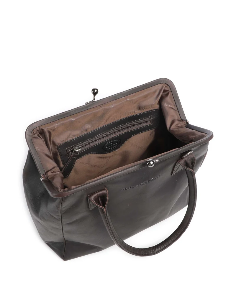 The Chesterfield Brand Wax Pull Up Cow Dorin Bolso de hombro brown
