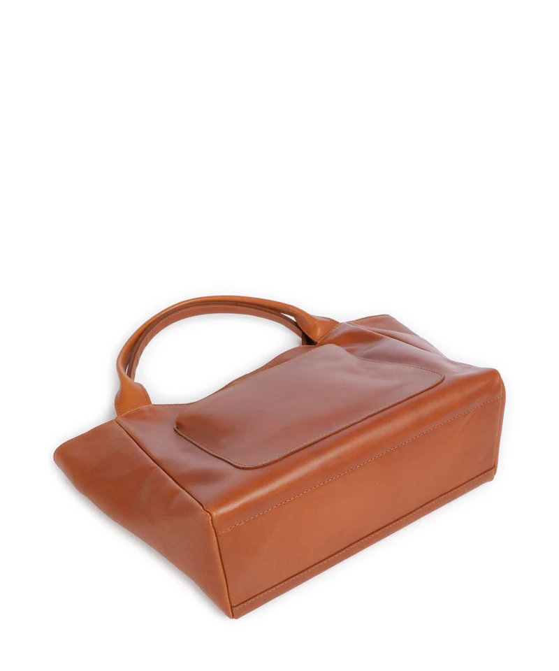 The Chesterfield Brand Wax Pull Up Cow Tenara Bolso de hombro cognac