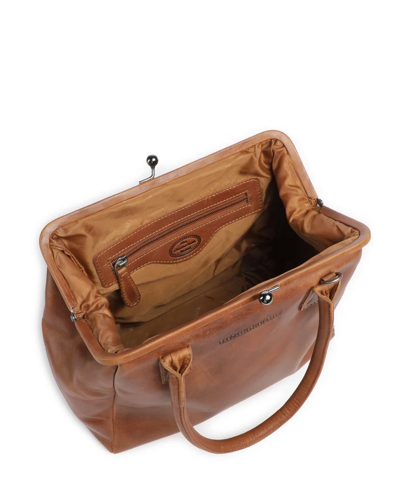 The Chesterfield Brand Wax Pull Up Cow Dorin Bolso de hombro cognac