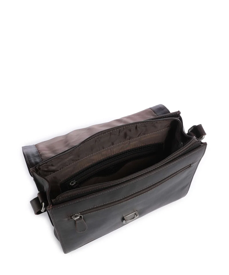 The Chesterfield Brand Wax Pull Up Cow Lunor Bolso de hombro brown