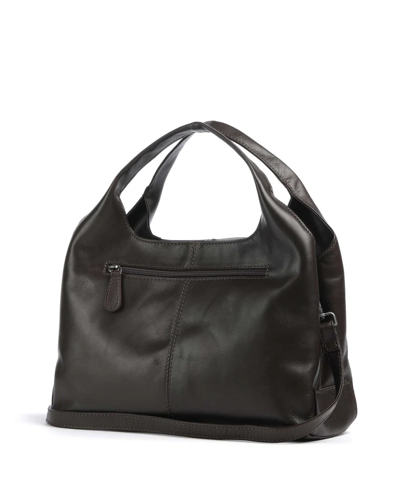 The Chesterfield Brand Wax Pull Up Cow Salina Bolso de mano brown