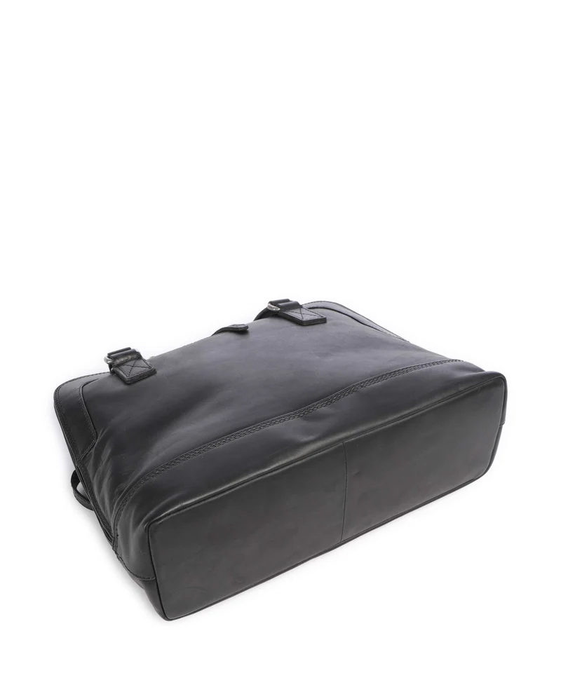 The Chesterfield Brand Wax Pull Up Cow Seron Bolso de hombro black