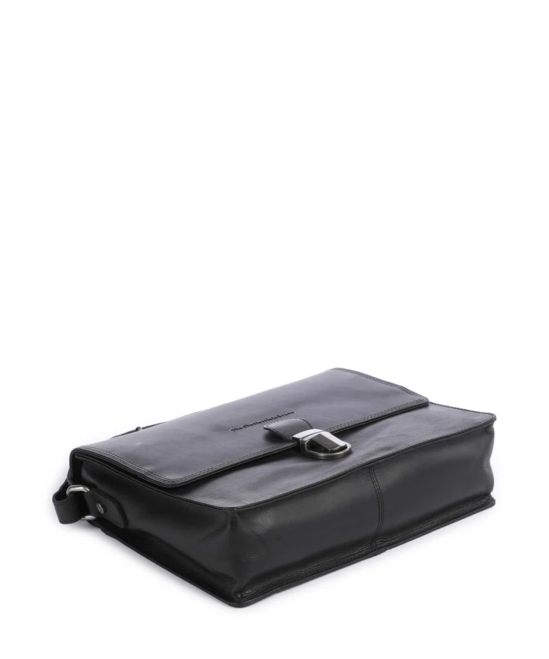 The Chesterfield Brand Wax Pull Up Cow Lunor Bolso de hombro black