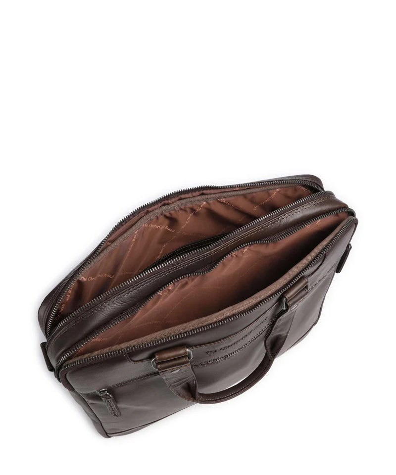 The Chesterfield Brand Wax Pull Up Cow Montara Bolso para portátil brown