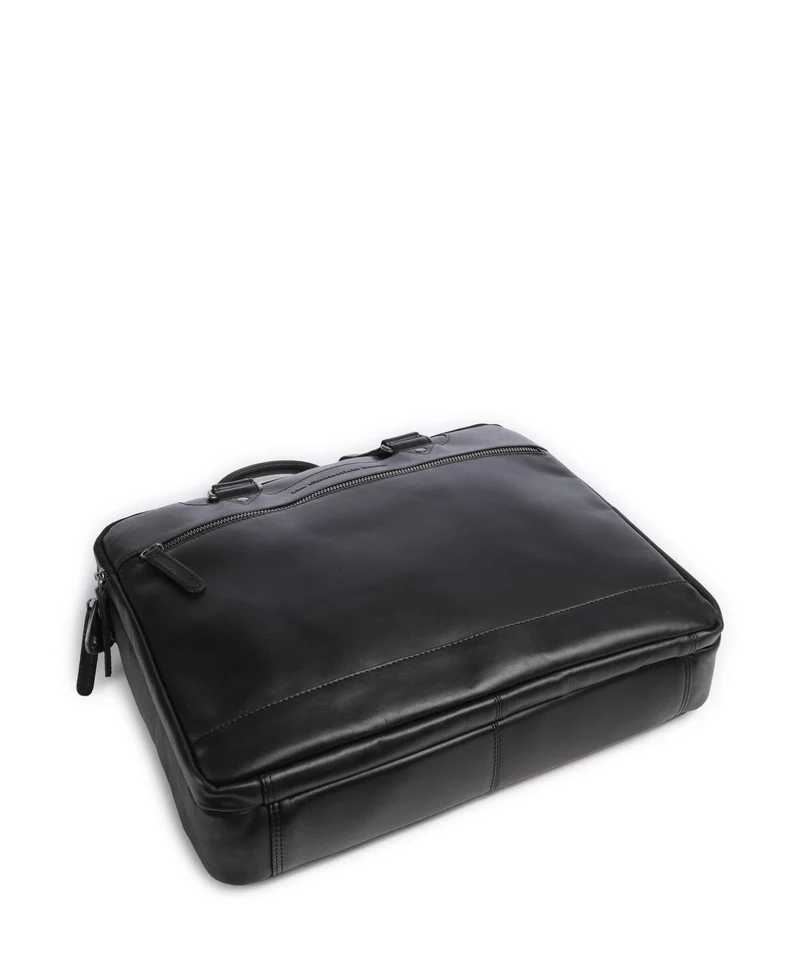 The Chesterfield Brand Wax Pull Up Cow Montara Bolso para portátil black