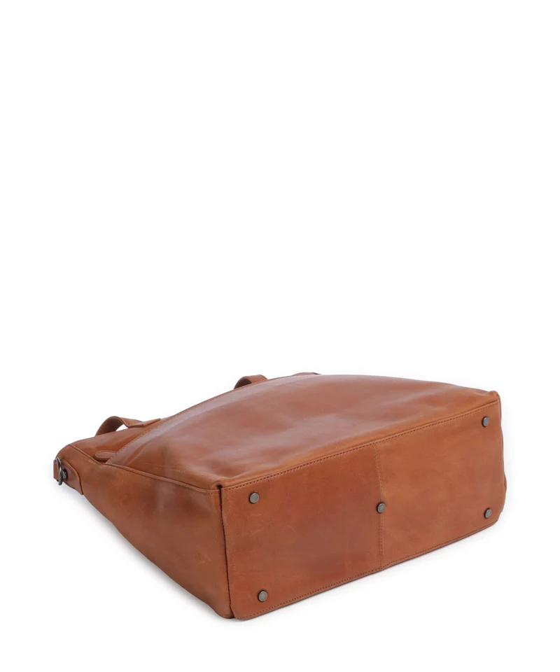 The Chesterfield Brand Wax Pull Up Cow Mosel Bolsa shopping cognac