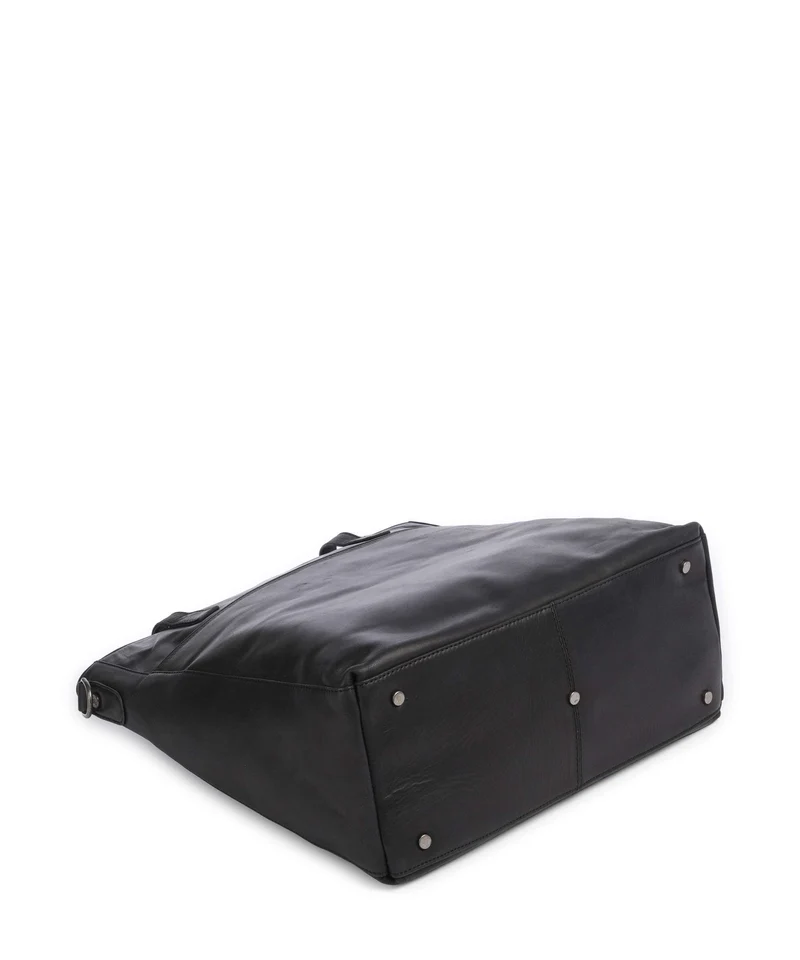 The Chesterfield Brand Wax Pull Up Cow Mosel Bolsa shopping black