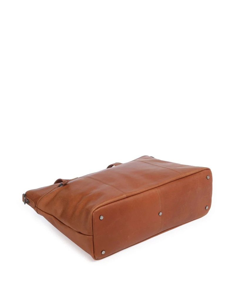 The Chesterfield Brand Wax Pull Up Cow Osira Bolsa shopping cognac