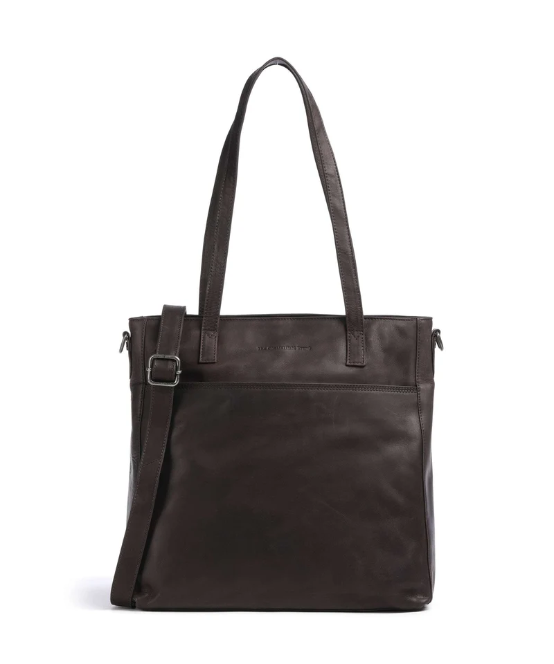 The Chesterfield Brand Wax Pull Up Cow Mosel Bolsa shopping brown