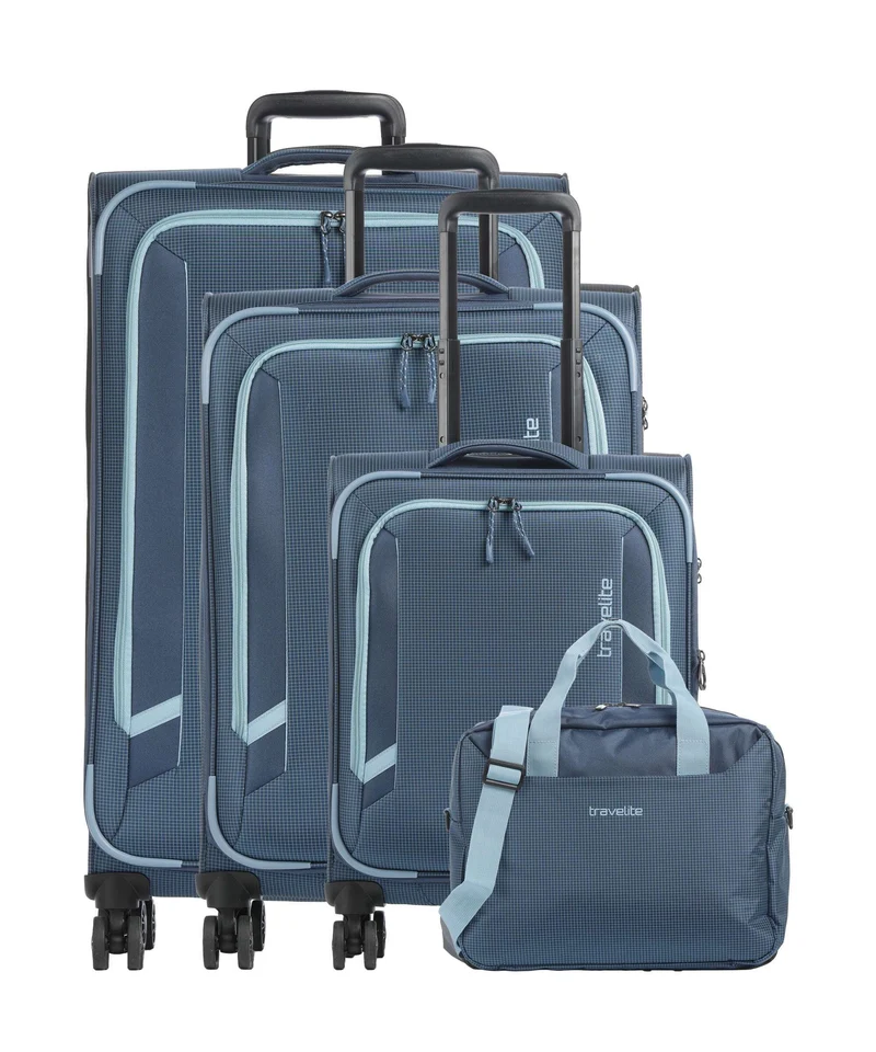 Travelite Corsiica Juego de maletas (4 ruedas) blue