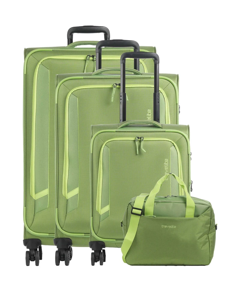 Travelite Corsiica Juego de maletas (4 ruedas) fresh green